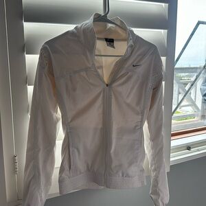 White Nike Dri Fit Jacket